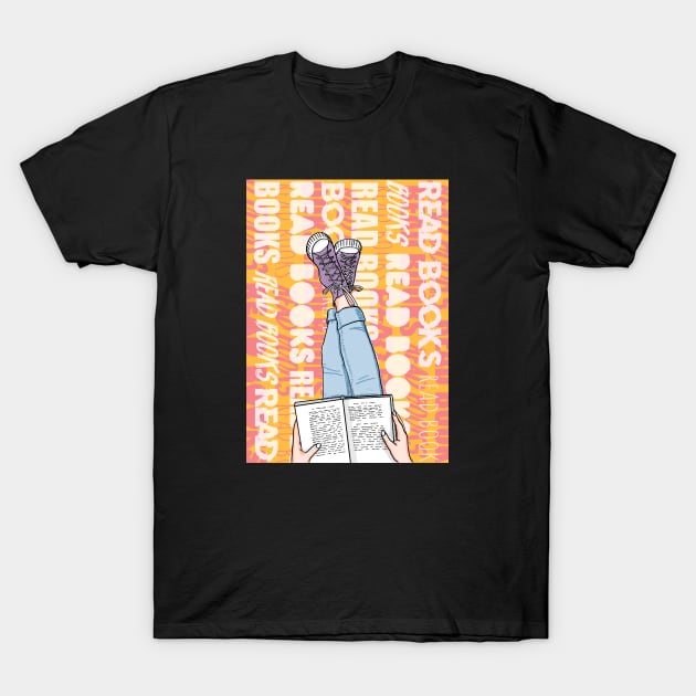 Read Books! T-Shirt by comecuba67